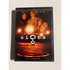 Signs 2002 DVD Vista Series Edition Mel Gibson Sci-Fi Thriller Movie Pre-Owned